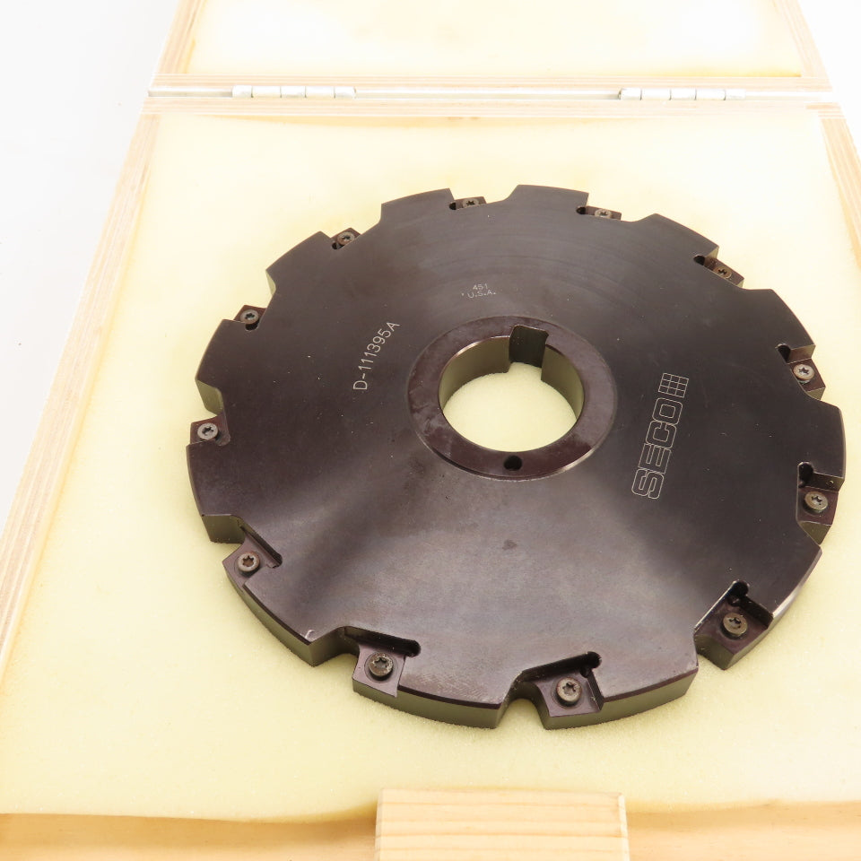 Seco D-111395A 335.19-08.00L Disc Face Slot Milling Cutter 1.750" Arbor