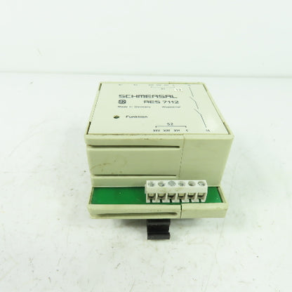 Schmersal AES 7112.1 Safety Control Monitor Module 110VAC
