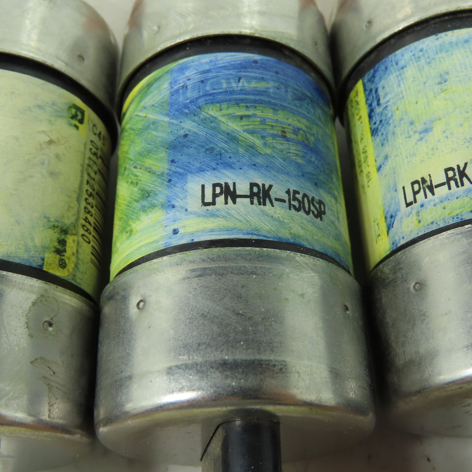 Bussmann LPN-RK-150SP 150A 250VAC Low Peak Fuse Lot Of 3