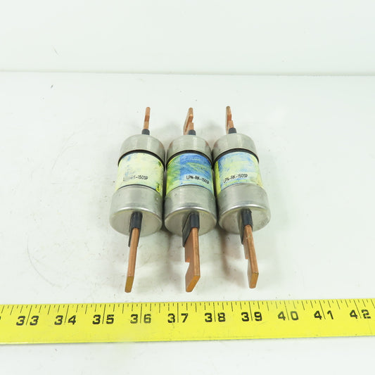 Bussmann LPN-RK-150SP 150A 250VAC Low Peak Fuse Lot Of 3