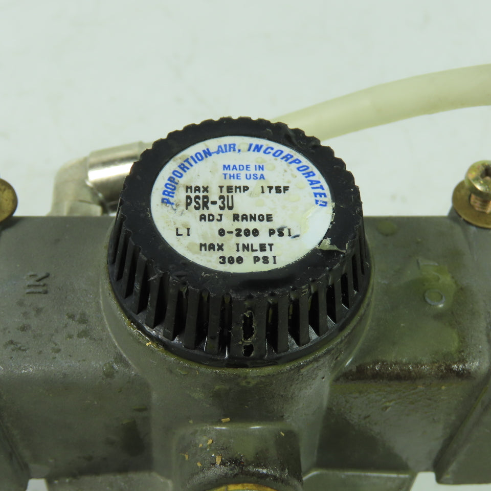 Proportion Air PSR-3U Pneumatic Pressure Regulator 300PSI 1/2" NPT