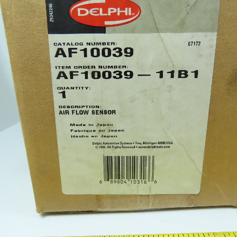 Delphi AF10039 Mass Air Flow Sensor Meter NEW