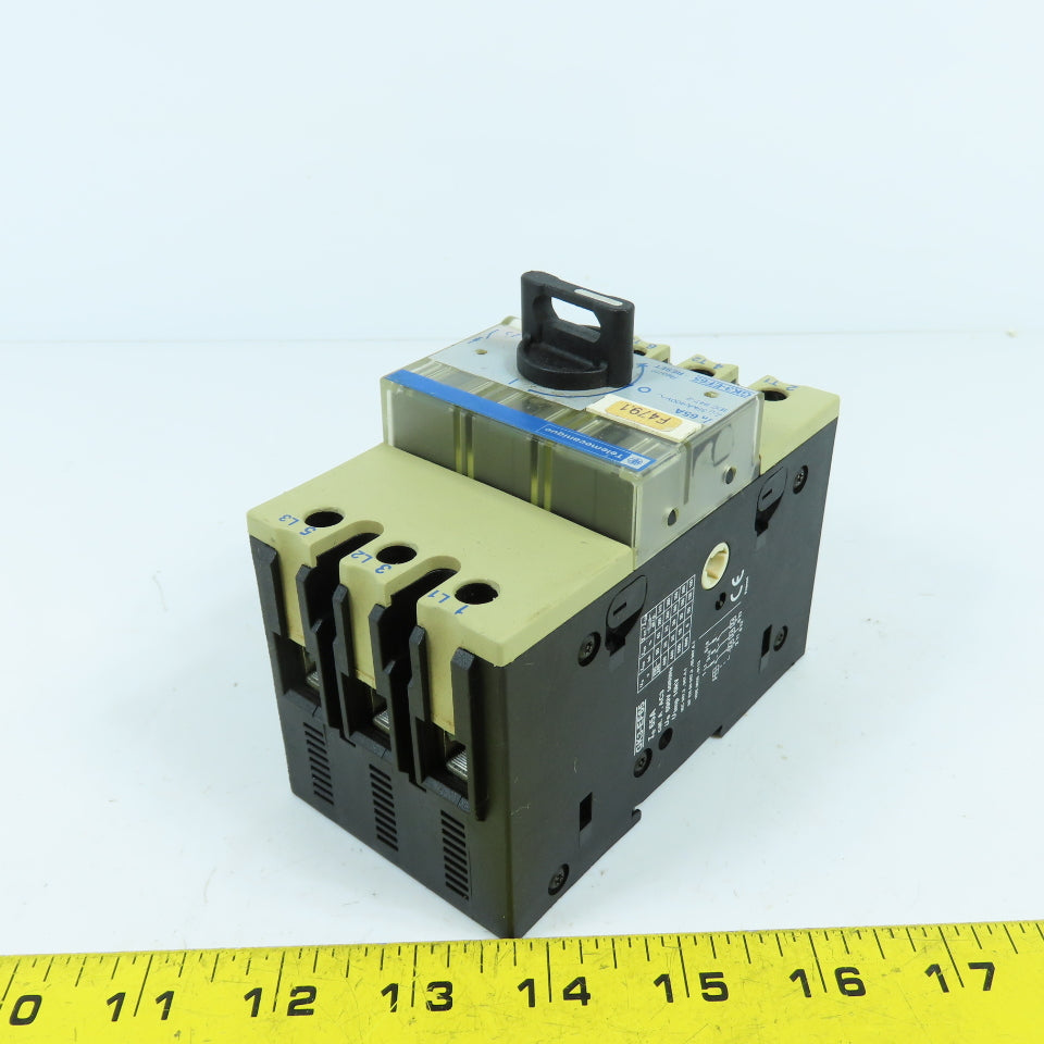 Telemecanique GK3-EF65 65A Motor Protector Circuit Breaker 3-Pole