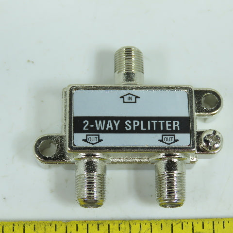 Ideal 86-432 2-Way CATV Cable Splitter 5-900MHz Box Of 10