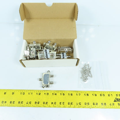 Ideal 86-432 2-Way CATV Cable Splitter 5-900MHz Box Of 10