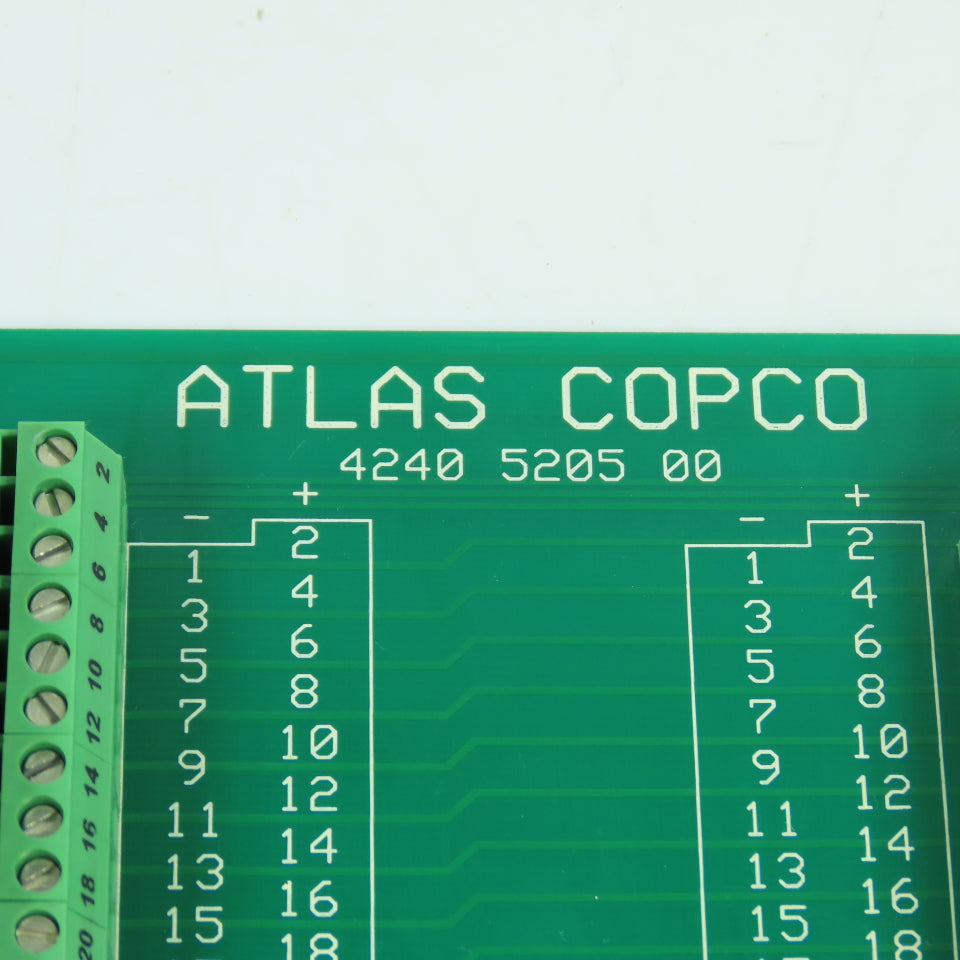 Atlas Copco 4240 5205 00 Assembly System I/O Card Circuit board