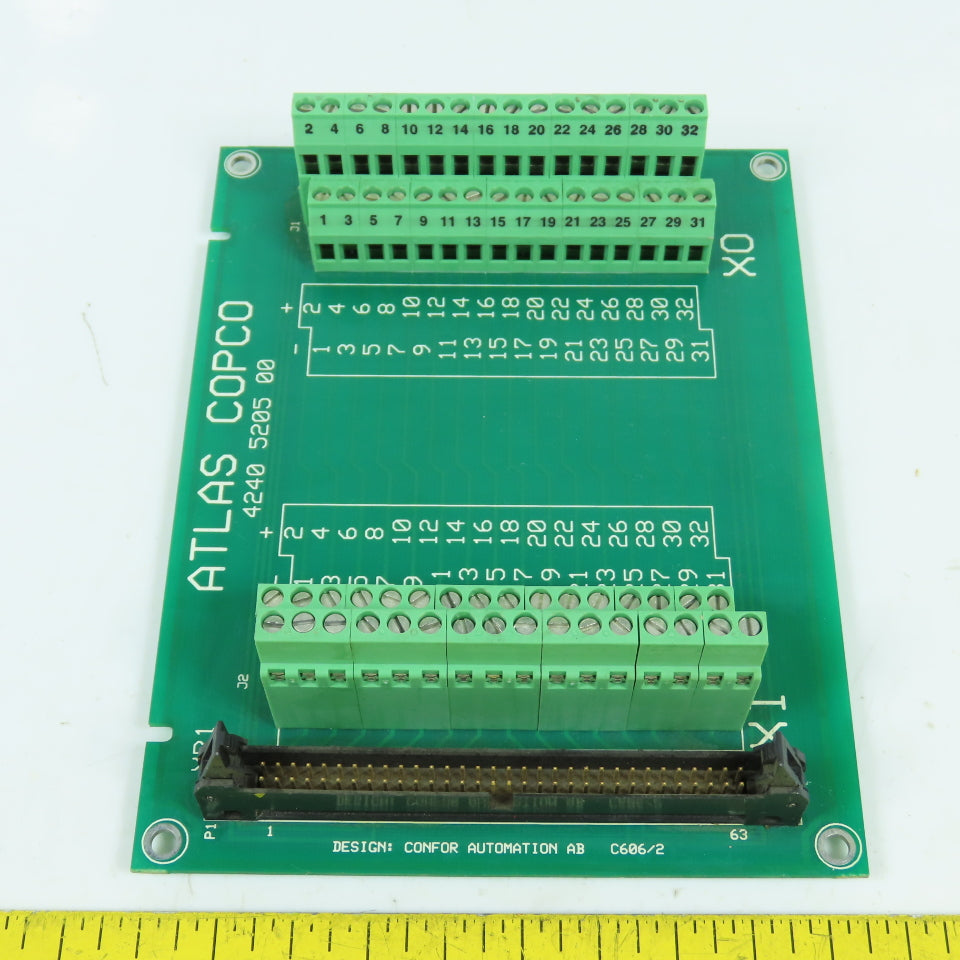 Atlas Copco 4240 5205 00 Assembly System I/O Card Circuit board