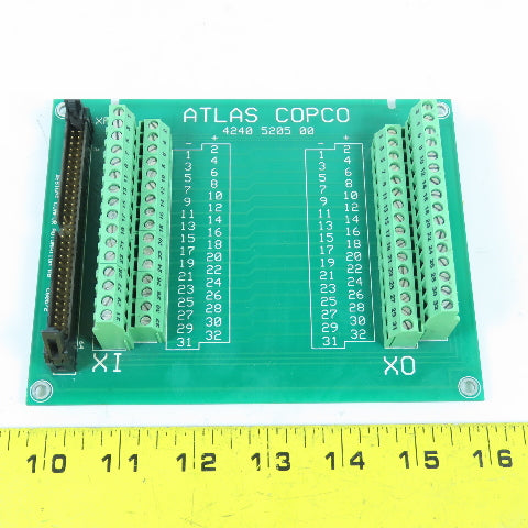 Atlas Copco 4240 5205 00 Assembly System I/O Card Circuit board
