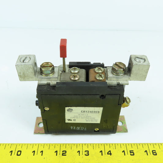 General Electric CR124E028 Series A Overload Relay 600V 90A