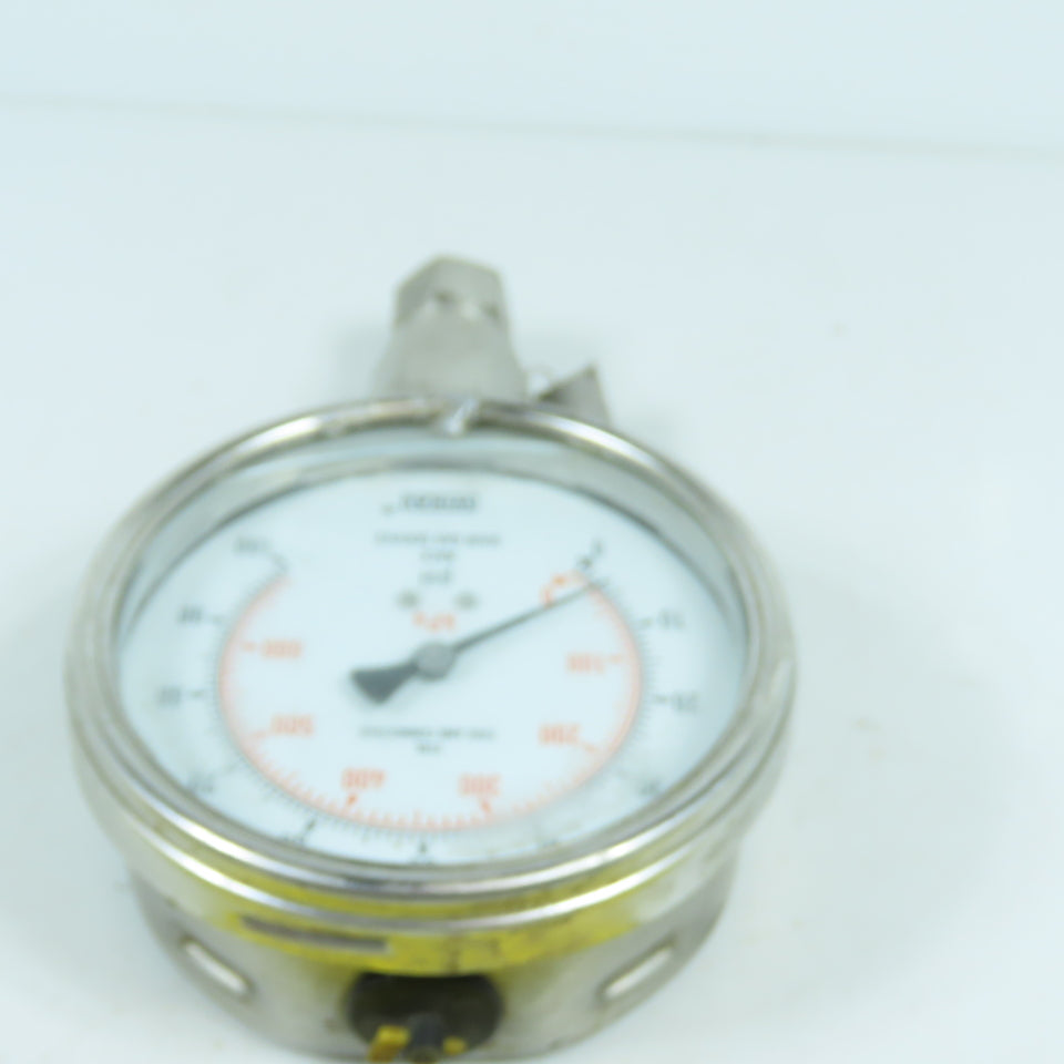 Wika 4" 0-100PSI NACE Sour Gas Service Pressure Gauge 0-600KPa
