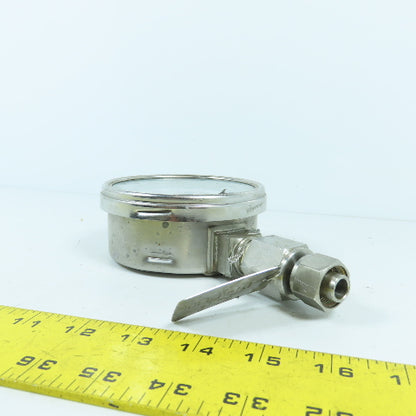Wika 4" 0-100PSI NACE Sour Gas Service Pressure Gauge 0-600KPa
