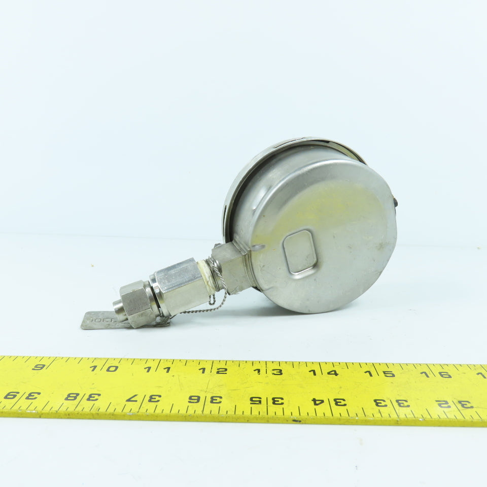 Wika 4" 0-100PSI NACE Sour Gas Service Pressure Gauge 0-600KPa