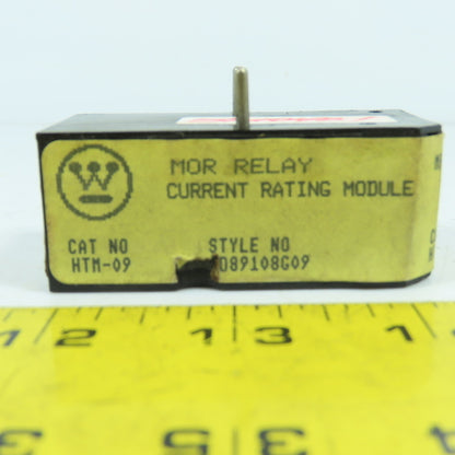 Westinghouse HTM-09 MOR Relay Current Rating Module Model B