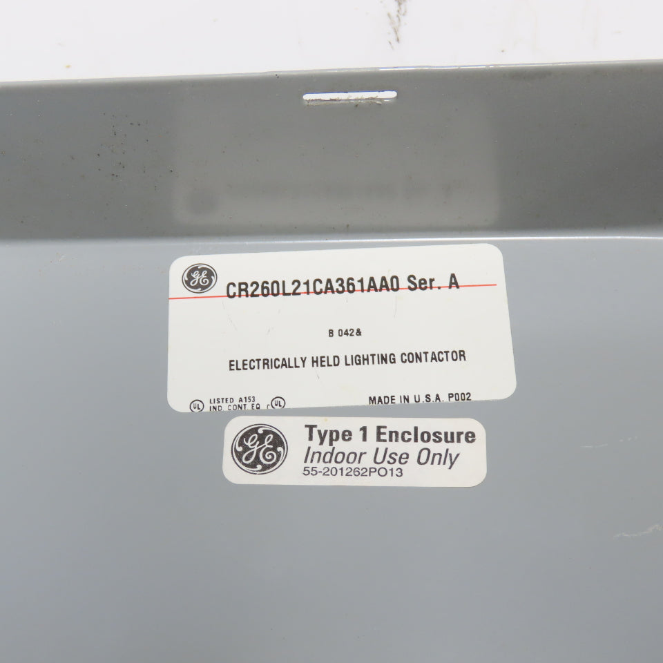GE General Electic CR260L21CA361AA0 Ser A Electrically Held Lighting Contactor