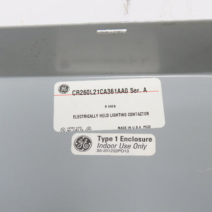 GE General Electic CR260L21CA361AA0 Ser A Electrically Held Lighting Contactor