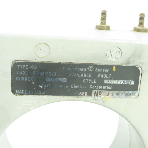 Westinghouse 3512C13H01 Type GS Current Transformer 2000:5