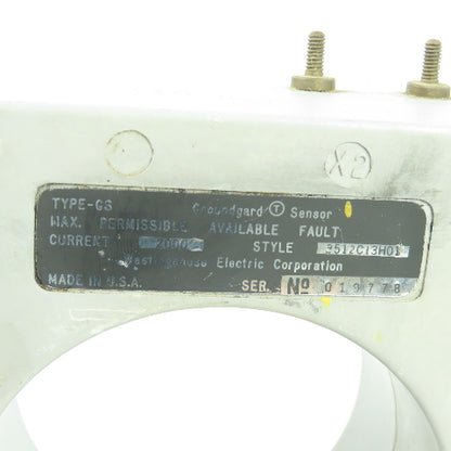 Westinghouse 3512C13H01 Type GS Current Transformer 2000:5