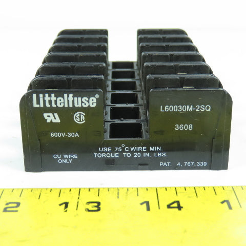 Littlefuse L60030M-2SQ 30A 600V 6-Pole Fuse Holder