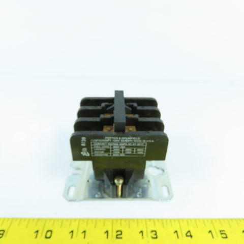Potter & Brumfield P25P42A25P1 25A 600V Power Contactor 120V Coil 50/60HZ