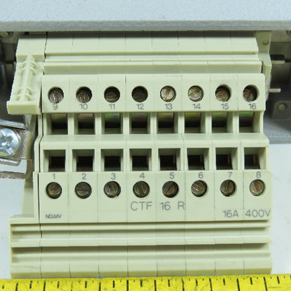 Harting PC-GF-20 600V 16-Pin Female Receptacle W/ Hood & Latch