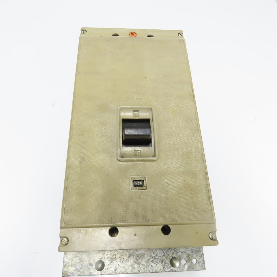 Westinghouse HKL3400F Mark 75 AB DE-ION Circuit Breaker 600VAC 400Amp Max 3-Pole