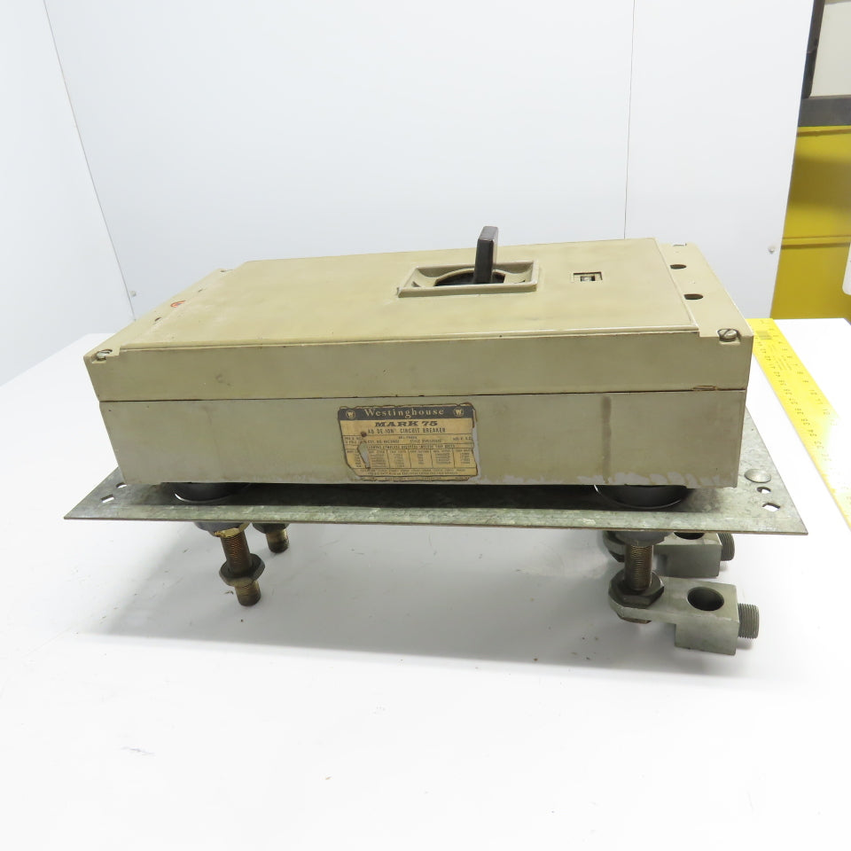 Westinghouse HKL3400F Mark 75 AB DE-ION Circuit Breaker 600VAC 400Amp Max 3-Pole