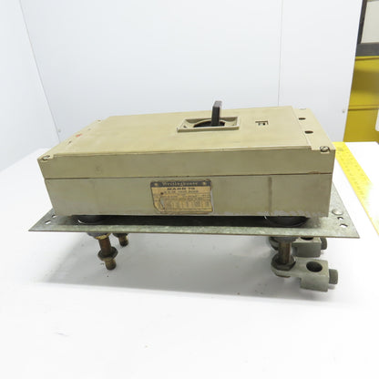 Westinghouse HKL3400F Mark 75 AB DE-ION Circuit Breaker 600VAC 400Amp Max 3-Pole