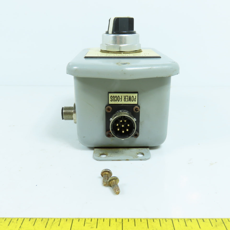 Hoffman A403DDSC Single Button Enclosure Allen Bradley 800T-H2 2-Position Switch