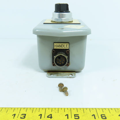 Hoffman A403DDSC Single Button Enclosure Allen Bradley 800T-H2 2-Position Switch