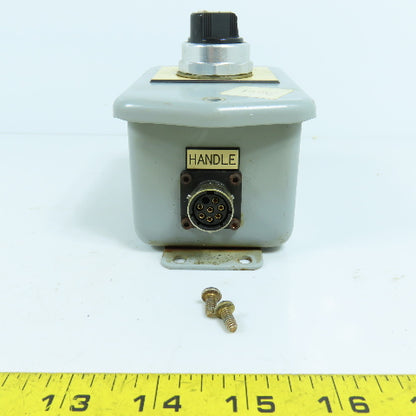 Hoffman A403DDSC Single Button Enclosure Allen Bradley 800T-H2 2-Position Switch
