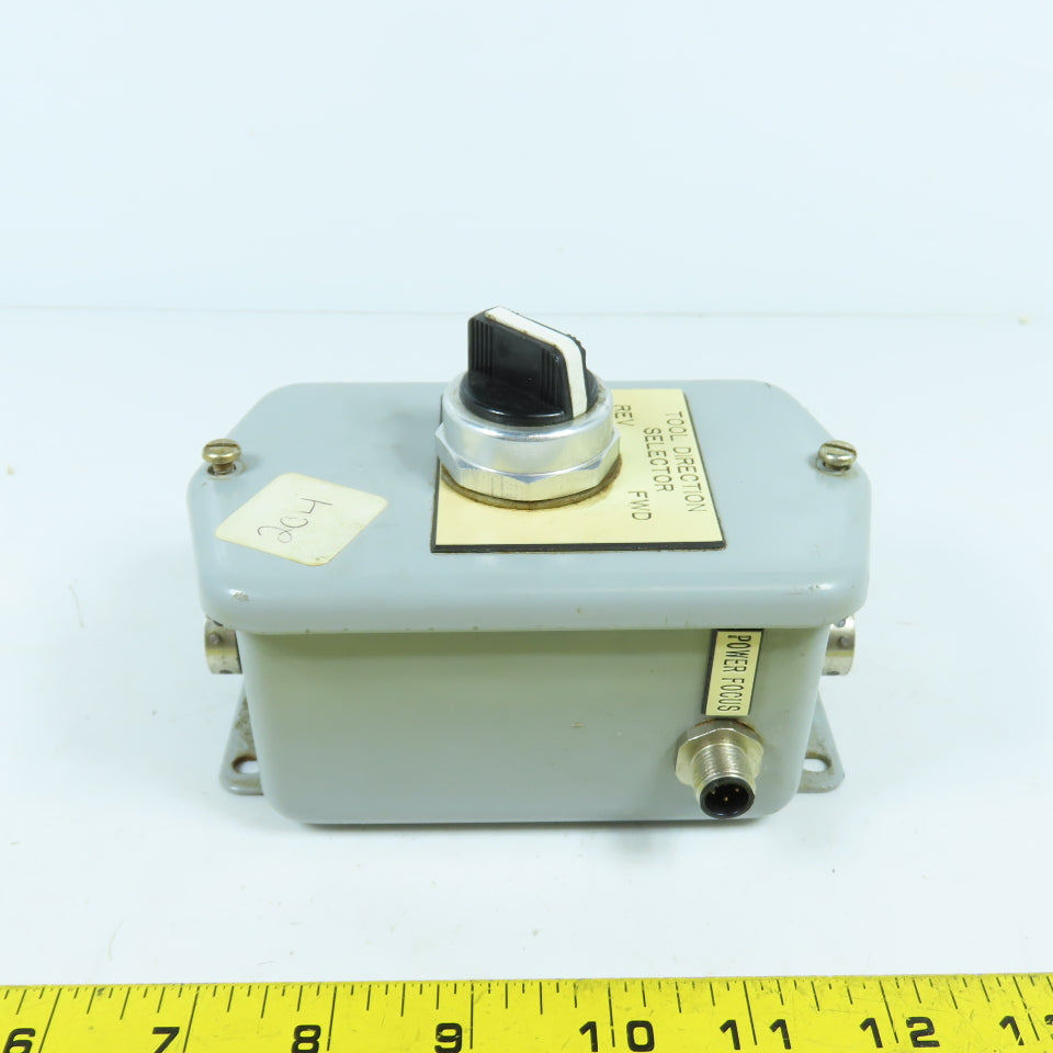 Hoffman A403DDSC Single Button Enclosure Allen Bradley 800T-H2 2-Position Switch