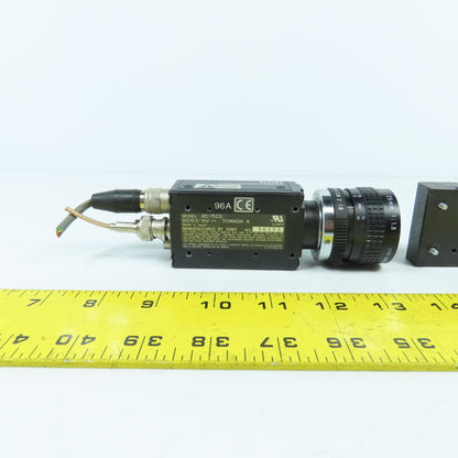 Sony XC-75CE CCD Video Camera Module W/ Cosmicar Television Lens 25mm 1:1.8
