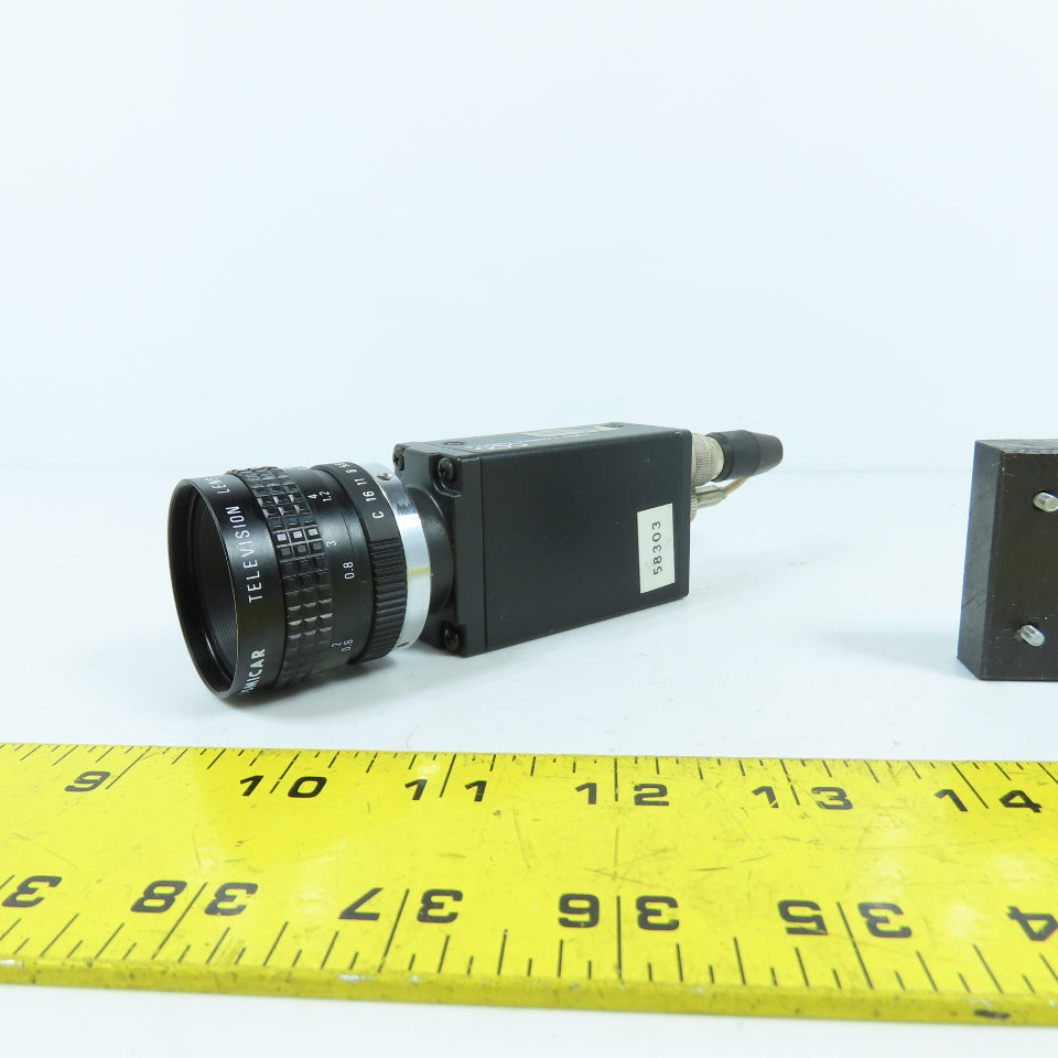 Sony XC-75CE CCD Video Camera Module W/ Cosmicar Television Lens 25mm 1:1.8