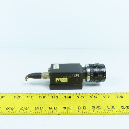 Sony XC-75CE CCD Video Camera Module W/ Cosmicar Television Lens 25mm 1:1.8