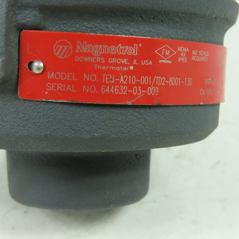 Magnetrol TEM-A210-001/TD2-8D01-130 Thermatel Thermal Dispersion Switch 3000PSIG