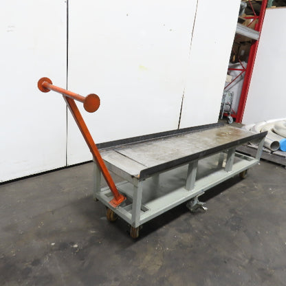 Steel Industrial Rolling Utility Work Station Cart 72-1/2"x 19-5/8"x 22-1/2"Tall
