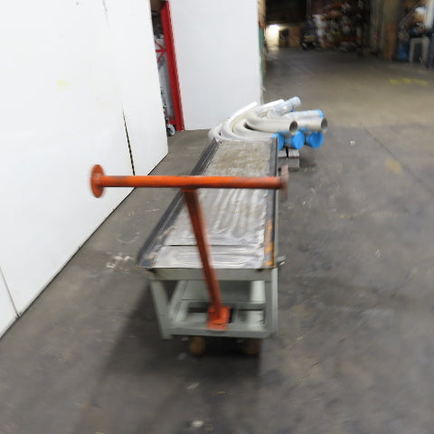 Steel Industrial Rolling Utility Work Station Cart 72-1/2"x 19-5/8"x 22-1/2"Tall