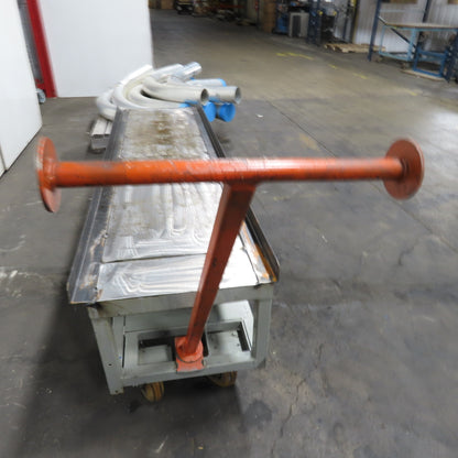 Steel Industrial Rolling Utility Work Station Cart 72-1/2"x 19-5/8"x 22-1/2"Tall