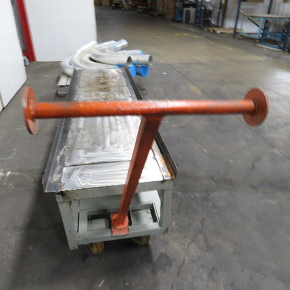 Steel Industrial Rolling Utility Work Station Cart 72-1/2"x 19-5/8"x 22-1/2"Tall