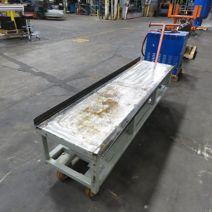 Steel Industrial Rolling Utility Work Station Cart 72-1/2"x 19-5/8"x 22-1/2"Tall
