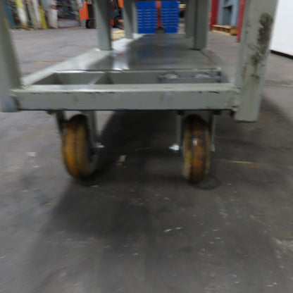 Steel Industrial Rolling Utility Work Station Cart 72-1/2"x 19-5/8"x 22-1/2"Tall
