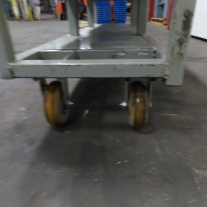 Steel Industrial Rolling Utility Work Station Cart 72-1/2"x 19-5/8"x 22-1/2"Tall
