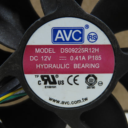 AVC DS09225R12H Tubeaxial Computer Cabinet Cooling Fan 12VDC Lot Of 11