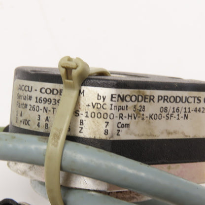 Encoder Products 260-N-T-11-S-10000-R-HV-1-K00-SF-1-N Accu Coder Encoder