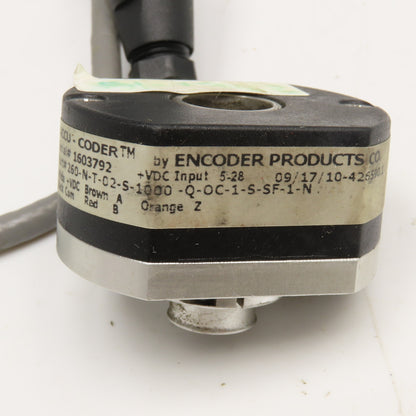Encoder Products 260-N-T-02-S-1000-Q-OC-1-S-SF-1-N Accu Coder Encoder