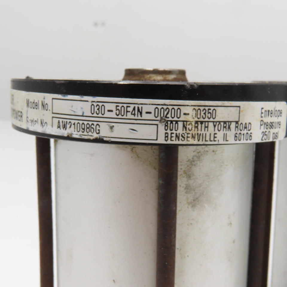 Miller 030-50F4N-00200-00350 2" Bore 3-1/2" Stroke Air Cylinder Lot Of 2