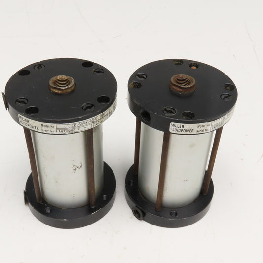 Miller 030-50F4N-00200-00350 2" Bore 3-1/2" Stroke Air Cylinder Lot Of 2