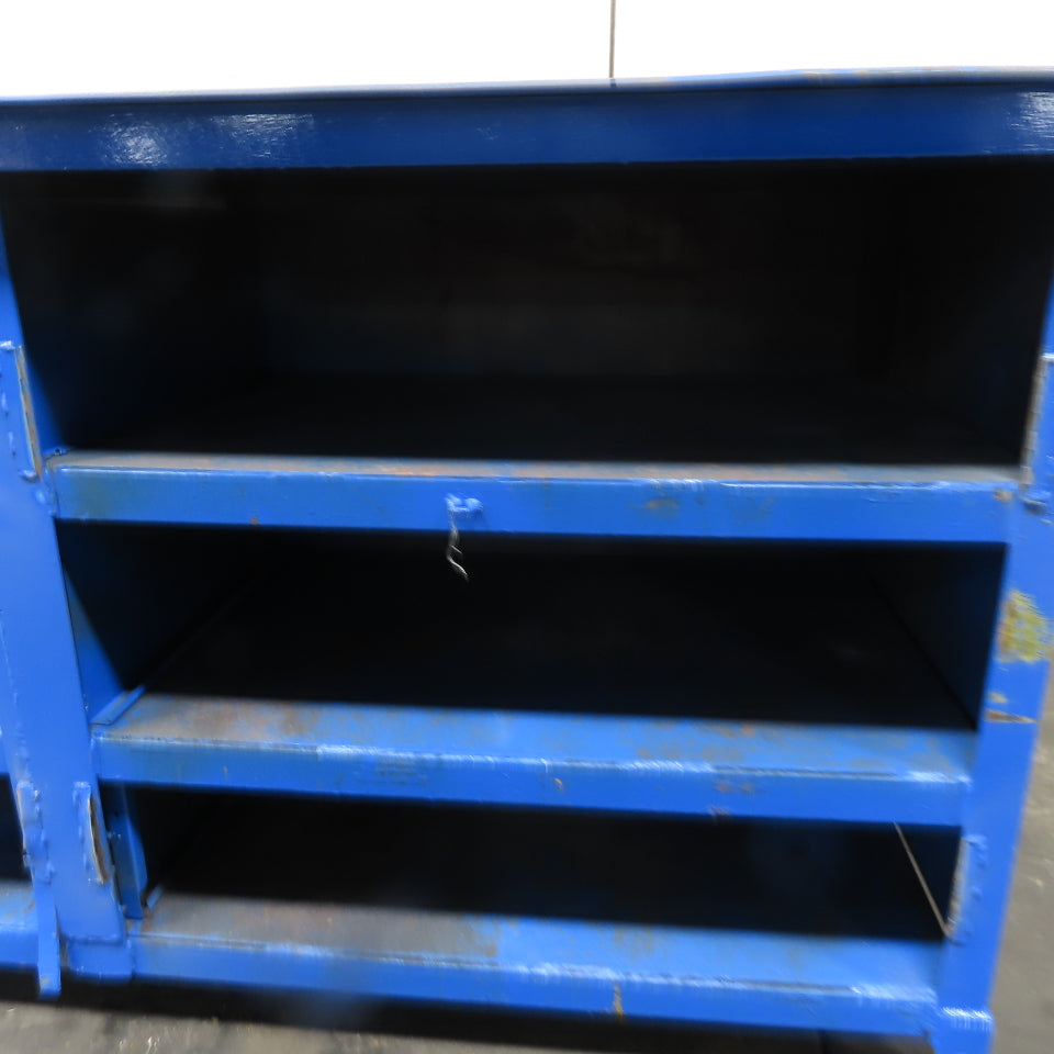 120"x27" x 42" H Tall Assembly Work Bench Storage Cabinet Welding Table 1/4" Top