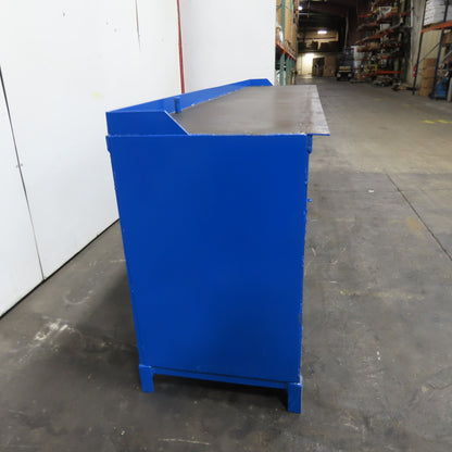 120"x27" x 42" H Tall Assembly Work Bench Storage Cabinet Welding Table 1/4" Top