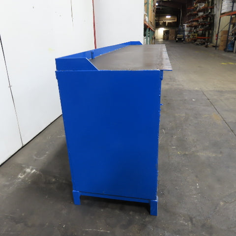120"x27" x 42" H Tall Assembly Work Bench Storage Cabinet Welding Table 1/4" Top
